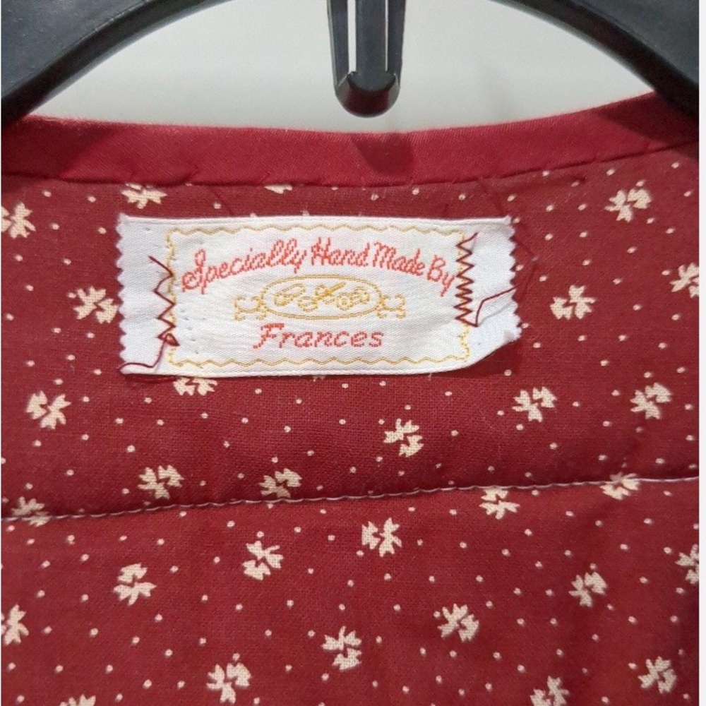 Handcrafted By Frances Quilted Patchwork Utility … - image 4